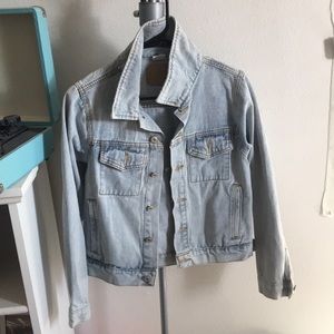 light wash, denim jacket